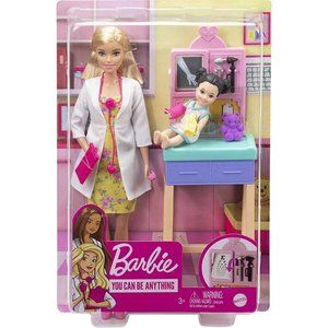 Mattel - Barbie Pediatrician Play set, Blonde NEW IN BOX -